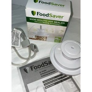 FoodSaver Vacuum Sealing Accessory Wide-Mouth Jar Sealer with Hose T03-0023-01